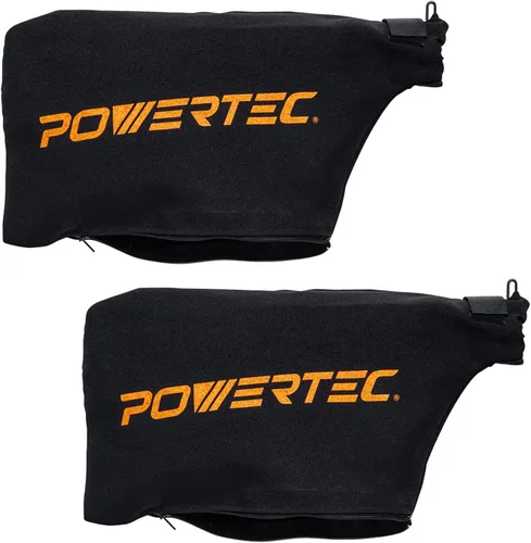 Miniatura 14 de POWERTEC Bolsa colectora de polvo para sierra ingletadora de 7-1/4 pulgadas, 8-1/2 pulgadas, se adapta a puertos de polvo nominales de 1-1/2