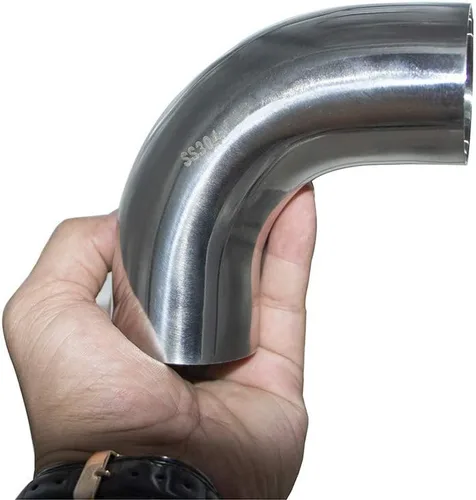 Miniatura 6 de Codo de Mandril de 90 Grados de Acero Inoxidable de 2" - Pared 16GA/.065" - Tramo de 1.5" - Tubería de Codo de Escape de Acero Inoxidable SS304