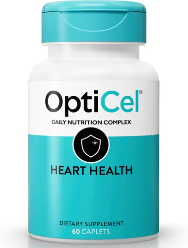 OptiCel Salud cardíaca - Suplemento de salud cardíaca y presión arterial para hombres y mujeres, apoya la resistencia, la recuperación, el