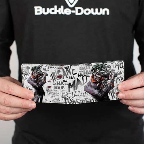 Miniatura 4 de Buckle-Down Billetera Joker Brillante-retorcido-loco-loco Psycho Posetarjetas Accesorio