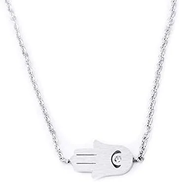 Miniatura 2 de Tobillera de acero inoxidable con cadena de eslabones de plata y oro rosa para mujer