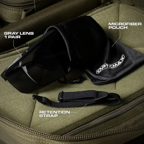 Miniatura 7 de Glove Station Optic Max - Gafas de seguridad sobre lentes oculares - Se ajustan sobre tus lentes de prescripción - Gafas de seguridad para hombres