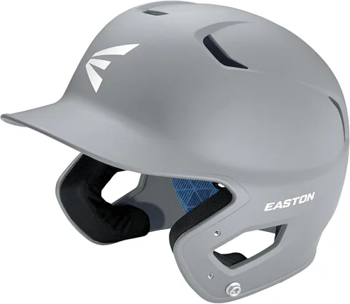 Miniatura 5 de Easton Z5 2.0 - Casco de bateo de béisbol Incluye protector de mandíbula reversible Negro