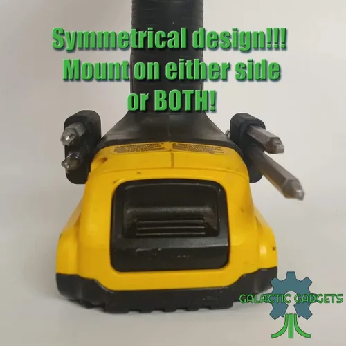 Miniatura 6 de Soporte magnético de broca larga para Dewalt 20V, sostiene de forma segura brocas largas y cortas - Galactic Gadgets (amarillo)