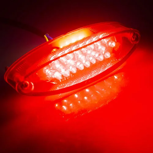 Miniatura 2 de Luz Trasera de Motocicleta Universal Luz de Freno de Parada ATV Luz Trasera