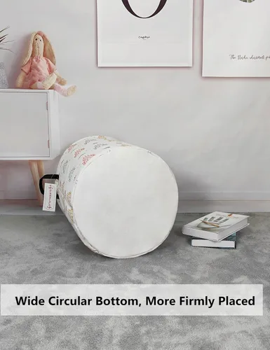 Miniatura 6 de QUEENLALA Cesta de almacenamiento grande, cesta de lavandería, baño, decoración del hogar, cesta de almacenamiento redonda plegable, para niños