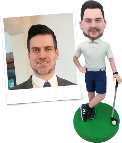 Miniatura 8 de AlOU AlOU Estatuillas personalizadas de 15 cm Bobbleheads para el Día del Padre, Día de la Madre, Padres, Jefe, Colegas, Familia y Amigos