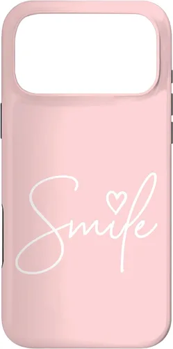 Miniatura 22 de Linda funda de sonrisa rosa claro para iPhone 17