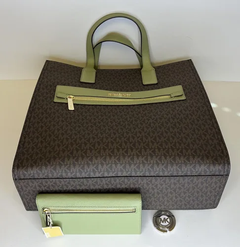 Miniatura 5 de Michael Kors MICHAEL Michael Kors Kenly - Bolso grande NS con gancho grande para cartera triple a juego