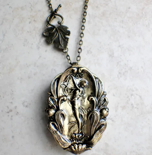 Miniatura 4 de Medallón de caja de música Goddess Artemis