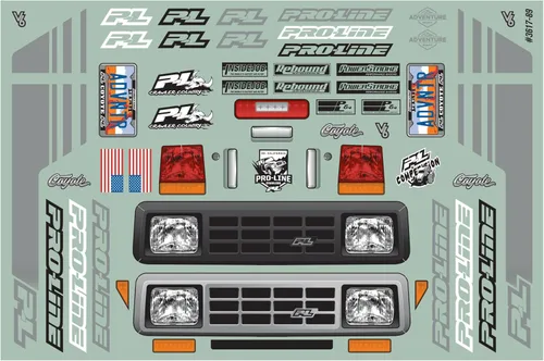 Miniatura 7 de Pro-Line Racing 1/10 Coyote HP Clr Body 12.3 Distancia entre ejes Crawlers PRO361700 Carrocerías de coche/camión Alas y calcomanías