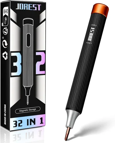 Miniatura 9 de JOREST Juego de destornilladores de precisión 32 en 1, regalos de herramientas para hombres, papá y él, herramienta de reparación