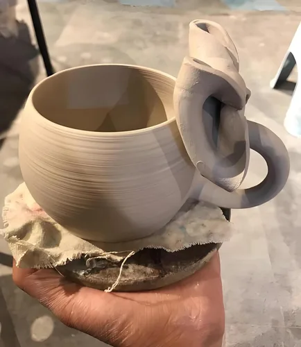 Miniatura 3 de Arcilla seca al aire natural, 2 libras. Escultores blancos, principiantes y avanzados, arcilla de cerámica multiusos, alta plasticidad, barro fino