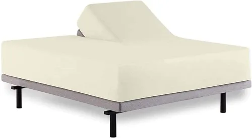 Juego de sábanas Flex Cal- King de cabeza dividida para cama ajustable, sábanas de algodón egipcio de 600 hilos, transpirables, 32 sábanas