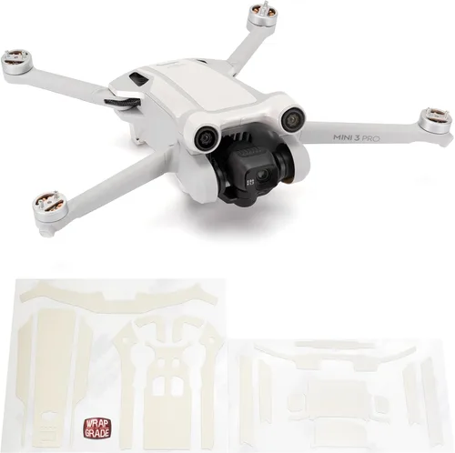 Miniatura 6 de WRAPGRADE Pegatinas de piel compatibles con DJI Mini 3 Pro Color de acento (verde militar)