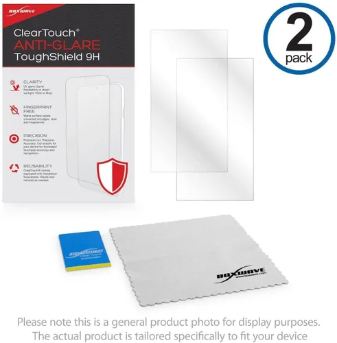 Miniatura 7 de BoxWave Protector de pantalla compatible con ButterflyMX Video Intercom Empotrable (11.6 pulgadas) – ClearTouch Anti-Glare ToughShield 9H