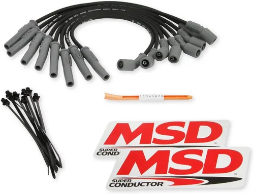Miniatura 2 de MSD 31633 Super Conductor Juego de cables de bujía, color negro