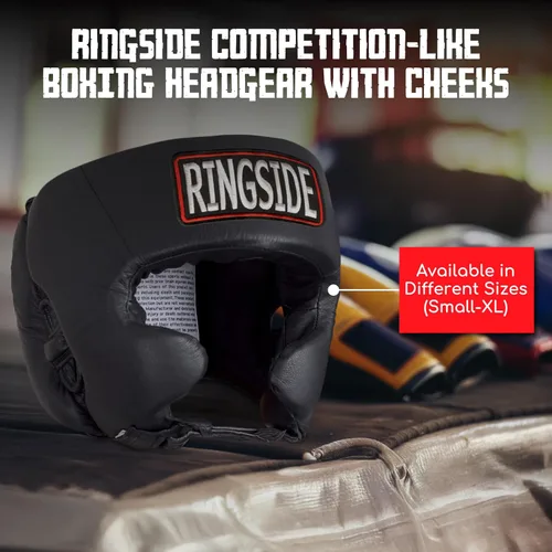 Miniatura 3 de Ringside, Muay Thai, MMA, casco con protección para enfrentamiento de boxeo con laterales