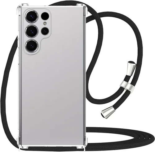 Miniatura 37 de para Google Pixel 6a Funda con Correa Ajustable para Cuello, Hombro y Cruzada Transparente Funda Móvil Duradera, Suave y delgada de Ajuste Perfecto