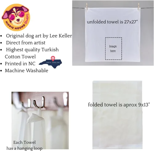 Miniatura 2 de Toalla de té de alpaca, toalla de saco de harina de alpaca con corona de margaritas, toalla de cocina, regalos para amantes de las llamas, regalos