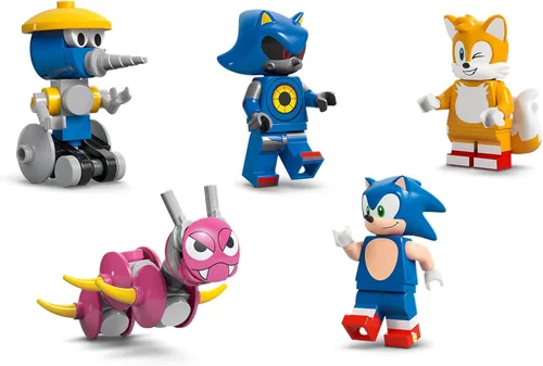 Miniatura 6 de LEGO Sonic The Hedgehog Team Sonic Command Truck Juguete de construcción – Vehículo de juego de simulación con 5 figuras para niños y niñas, a