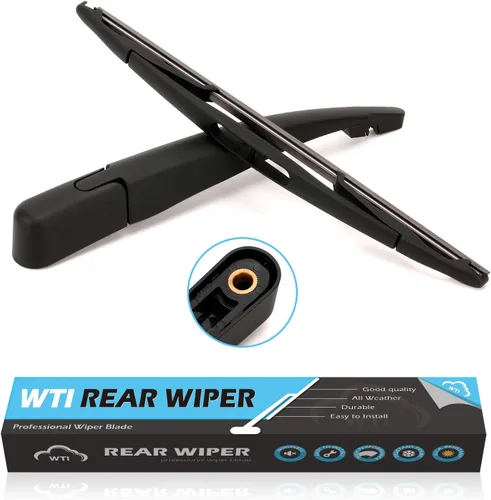 Miniatura 15 de WTI Juego de brazo y escobillas para limpiaparabrisas trasero Compatible con Ford Edge 2007-2014 / Compatible con Lincoln MKX 2007-2014 SUV Conjunto