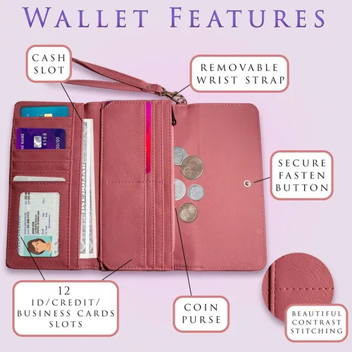 Miniatura 2 de Cartera de mano personalizada para mujer con correa extraíble