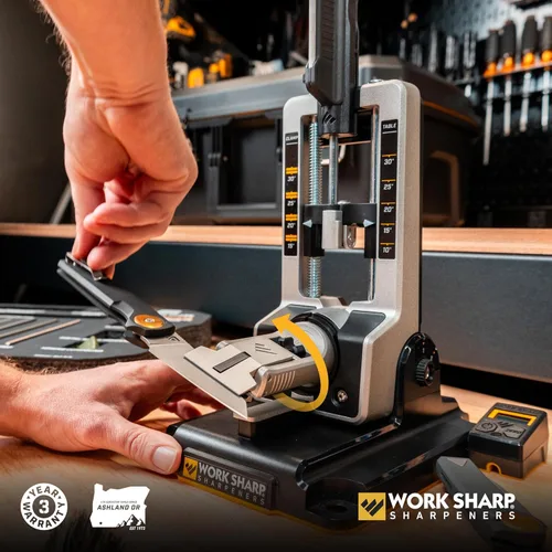 Miniatura 6 de Work Sharp Kit de afilador de cuchillos Elite con ajuste de precisión profesional, afila cada cuchillo que tengas