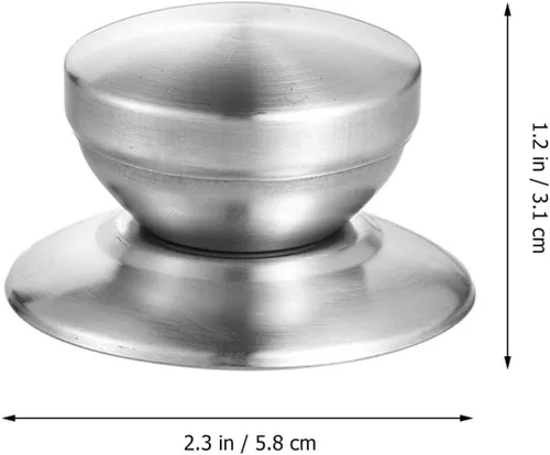 Miniatura 7 de Hemoton Juego de 6 perillas de tapa de olla de repuesto, mango de tapa de cacerola, mango de cacerola, tapa de perilla, cubierta de hervidor