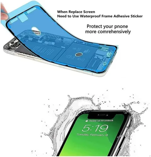 Miniatura 3 de Adhesivo impermeable para pantalla para iPhone 11 Pro, paquete de 2