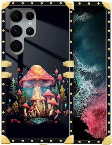 Miniatura 13 de Funda compatible con Samsung Galaxy S22 Ultra, funda protectora de TPU suave a prueba de golpes de 4 libélulas en la flor para Samsung Galaxy S22