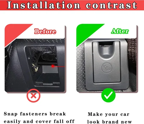 Miniatura 6 de para Toyota Camry Cubierta de Anclaje de Asiento Infantil, Cubierta de Hebilla de Gancho de Cinturón de Seguridad de Asiento Infantil ISOFIX Fila