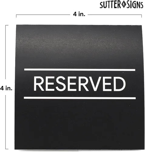 Miniatura 2 de Carteles de mesa reservados, paquete de 20 Tarjetas de mesa para bodas, restaurantes, eventos