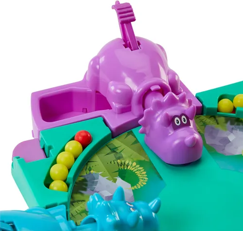 Miniatura 5 de Hasbro Gaming Hungry Hungry Hippos Dino Edition Juego de Mesa, Juego Preescolar para Edades de 4 Años en Adelante; para 2 a 4 Jugadores