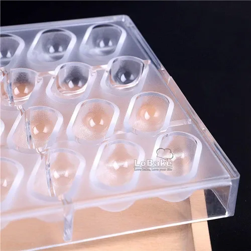 Miniatura 5 de 32 cavidades creativas ovaladas pastillas de purpurina forma de tableta PC policarbonato chocolate molde caramelo molde cubitos de hielo moldes DIY