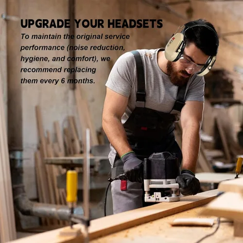Miniatura 6 de Paquete de 2 almohadillas de espuma de repuesto para auriculares 3M Worktunes Connect, protectores auditivos, auriculares 90543 90541 101 - Suave
