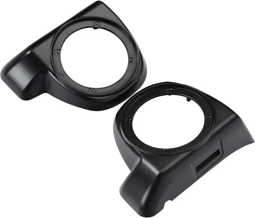 Miniatura 4 de TCMT Cajas de altavoces de carenado inferior de 6.5 pulgadas, color negro mezclilla para Harley Touring CVO Street Glide Road Glide Electra Glide