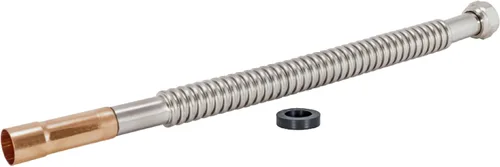 Eastman Conector de calentador de agua WaterFlex de 12 pulgadas, 3/4 pulgadas FIP x 3/4 pulgadas de sudor femenino, línea de suministro de