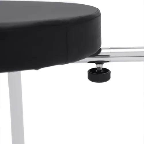 Miniatura 4 de Silla ajustable de pedicura con almohadilla de PVC, taburete de pedicura de salón de belleza, reposapiés de pedicura, reposapiés, taburete portátil