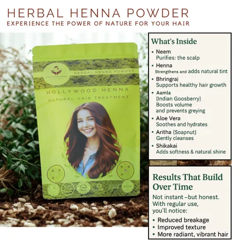 Miniatura 5 de Polvo para el cabello (polvo de henna herbal, 8.01 oz), tratamiento para el cabello, polvo de henna 100% orgánico para teñir y acondicionar