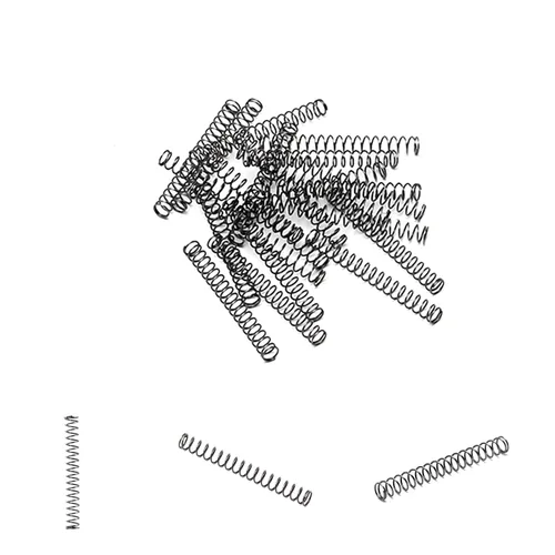 Miniatura 18 de MroMax 20Pcs Compressed Spring, 0.04" Wire Dia, 0.31" OD, 1.57" Free Length, Gray Black Spring Steel Extended Coil Compression Spring