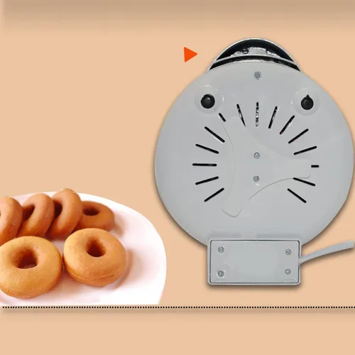 Miniatura 4 de Mini máquina para hacer donas, portátil antiadherente eléctrico para donuts, mini máquina de quiche para desayuno de niños, aperitivos, postres