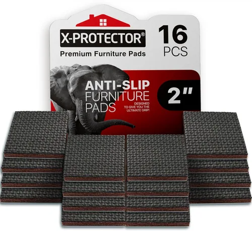 Miniatura 11 de Almohadillas Antideslizantes para Muebles 8 piezas 1 1/2" X-Protector - ¡Agarres Premium para Muebles! Patas de Goma Autoadhesivas para Muebles