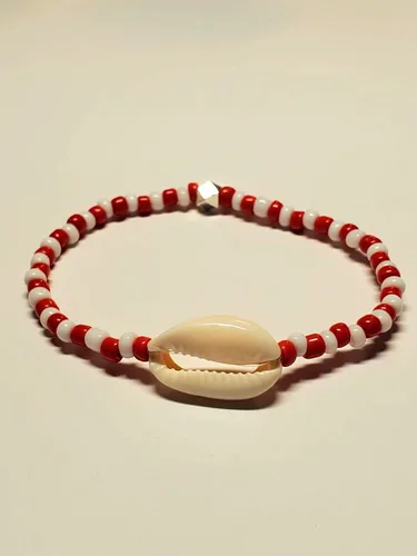 Miniatura 31 de 3 pcs Ilde Cowrie seashell Evil Eye Hamsa Hand Orisha Santeria Pulseras Bracelet Set