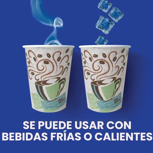Miniatura 3 de Dixie PerfecTouch - Taza de café caliente de papel aislante de 16 onzas por GP PRO (Georgia-Pacific), Coffee Haze, 5356DX, 500