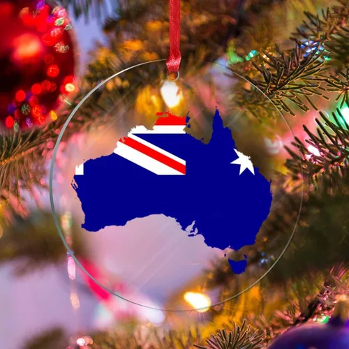 Miniatura 11 de Bandera de Albania, silueta de árbol, adorno de decoración de árbol de Navidad, bandera nacional, recuerdo de árbol de Navidad, recuerdo de Albania