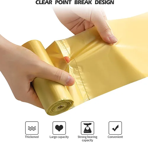 Miniatura 3 de Bolsas de basura pequeñas de 4 galones/60 piezas, bolsas de basura fuertes, pequeñas bolsas de basura para oficina, hogar, dormitorio, forro