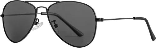 Miniatura 163 de Gleyemor Lentes de sol polarizados estilo aviador para niños y niñas, jóvenes, adolescentes, dos tamaños de 1.969 in y 2.047 in