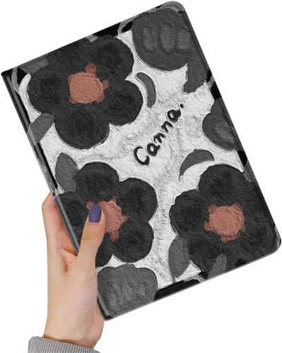 Miniatura 59 de kaidisen Funda de flores compatible con iPad de 9.7 pulgadas, 6ª y 5ª generación, iPad Air/Air 2, diseño de flores, ilustración floral con soporte