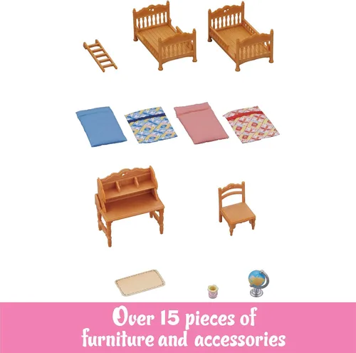 Miniatura 8 de Calico Critters Set de habitación infantil, papel, multicolor